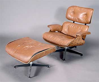 Eames 670 Rosewood Lounge Chair and Ottoman