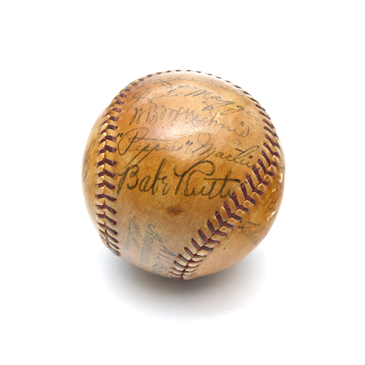 1937 All-Star Cerified Multi-Signed Baseball Incl Ruth