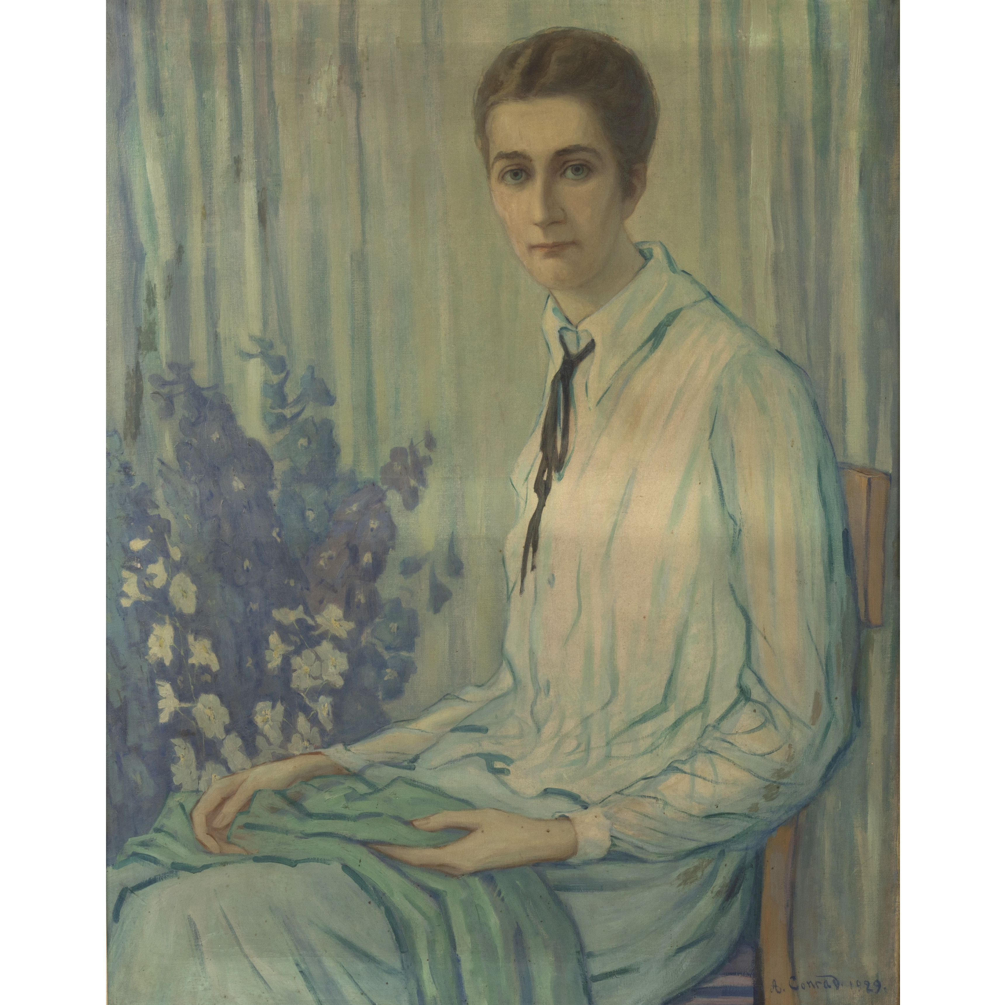 ANNA CONRAD (German, late 19th/early 20th Century), Portrait of Ina Wagemann Stapff