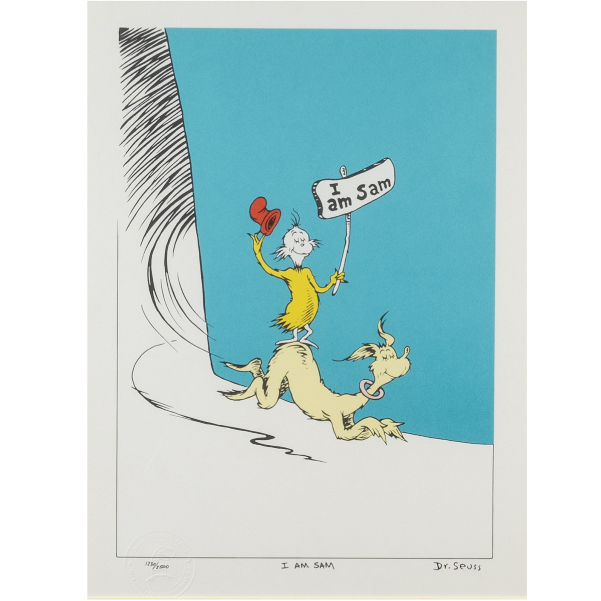 THEODOR SEUSS (DR. SEUSS) GEISEL (American, 1904-1991), "I Am Sam"